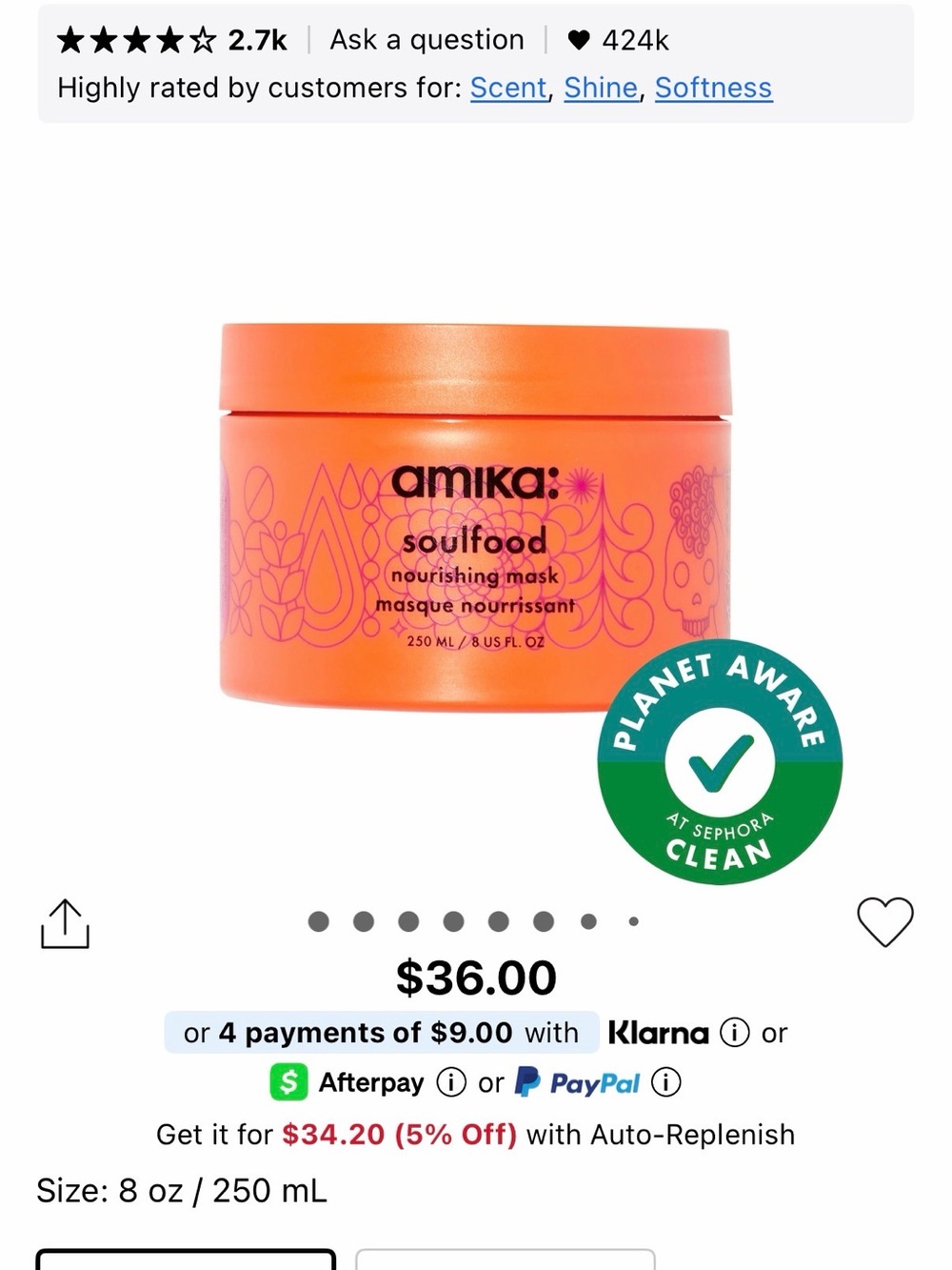 amika Soulfood Nourishing Mask